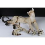 Two Country Artists ' a Breed Apart ' Cats including Digits 05885 and Sasha 01978 53cm long