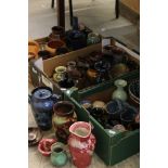 Large collection of over 50 items of mainly Ewenny and Clay Pits Ewenny Pottery including Vases,