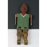 An early primitive hand crafted jig doll.