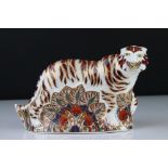 Royal Crown Derby ' Bengal Tiger ' Paperweight, 13cm high