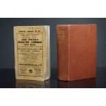 Two Wisden's Cricketers Almanacks dated 1934 and 1924.