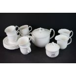 Royal Doulton ' Profile ' Tea Set comprising Tea Pot, 2 Milk, Sugar and Six Cups & Saucers