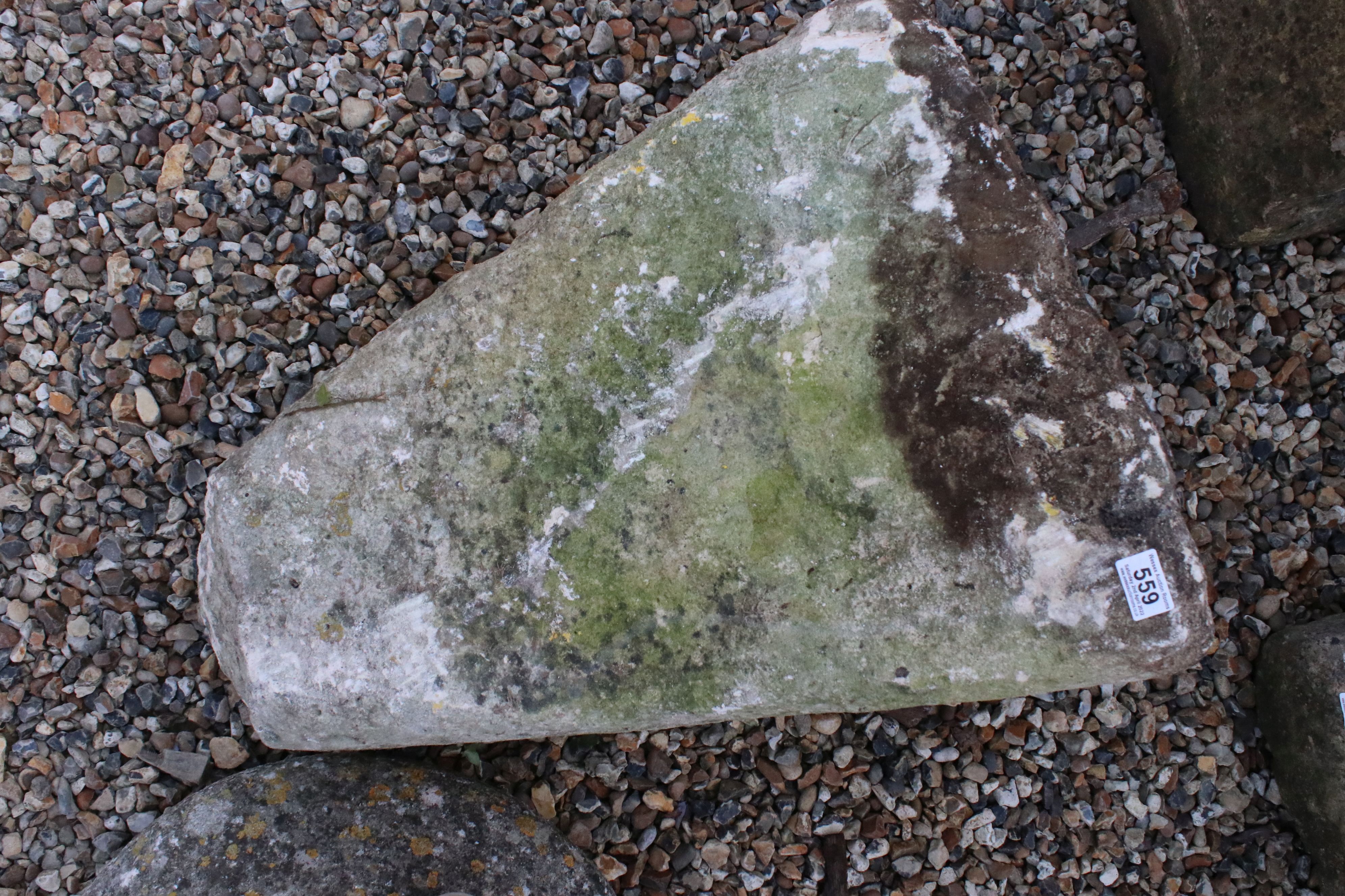 An antique two piece staddle stone, height is approx 77cm - Image 5 of 5