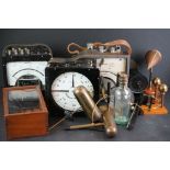 A large collection of mid 20th century electricity teaching apparatus to include various