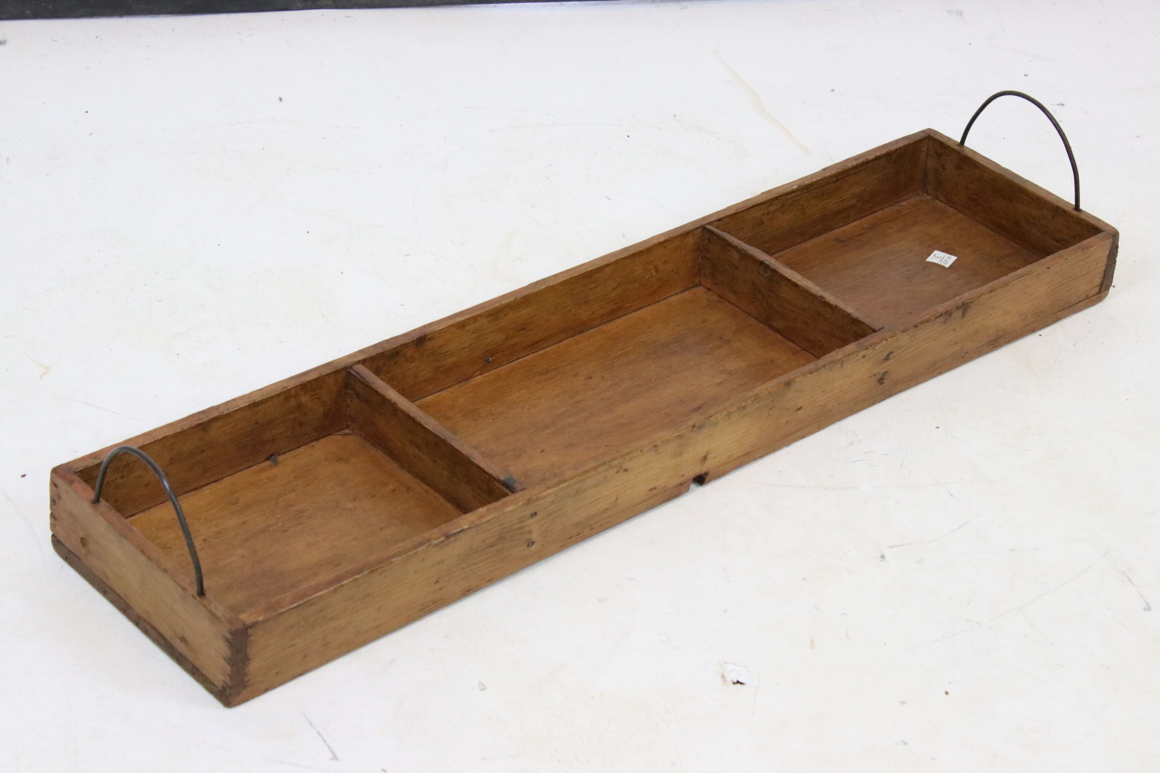 Vintage Pine Three Section Trug