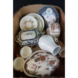 Collection of Victorian Aesthetic design Dinner and Tea Ware including Minton Jug