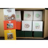 Twenty three Boxed Lilliput Lane Cottages including Greensted Church, Kentish Oasthouse, The
