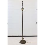 Brass Corinthian Column Standard Lamp 162cm high