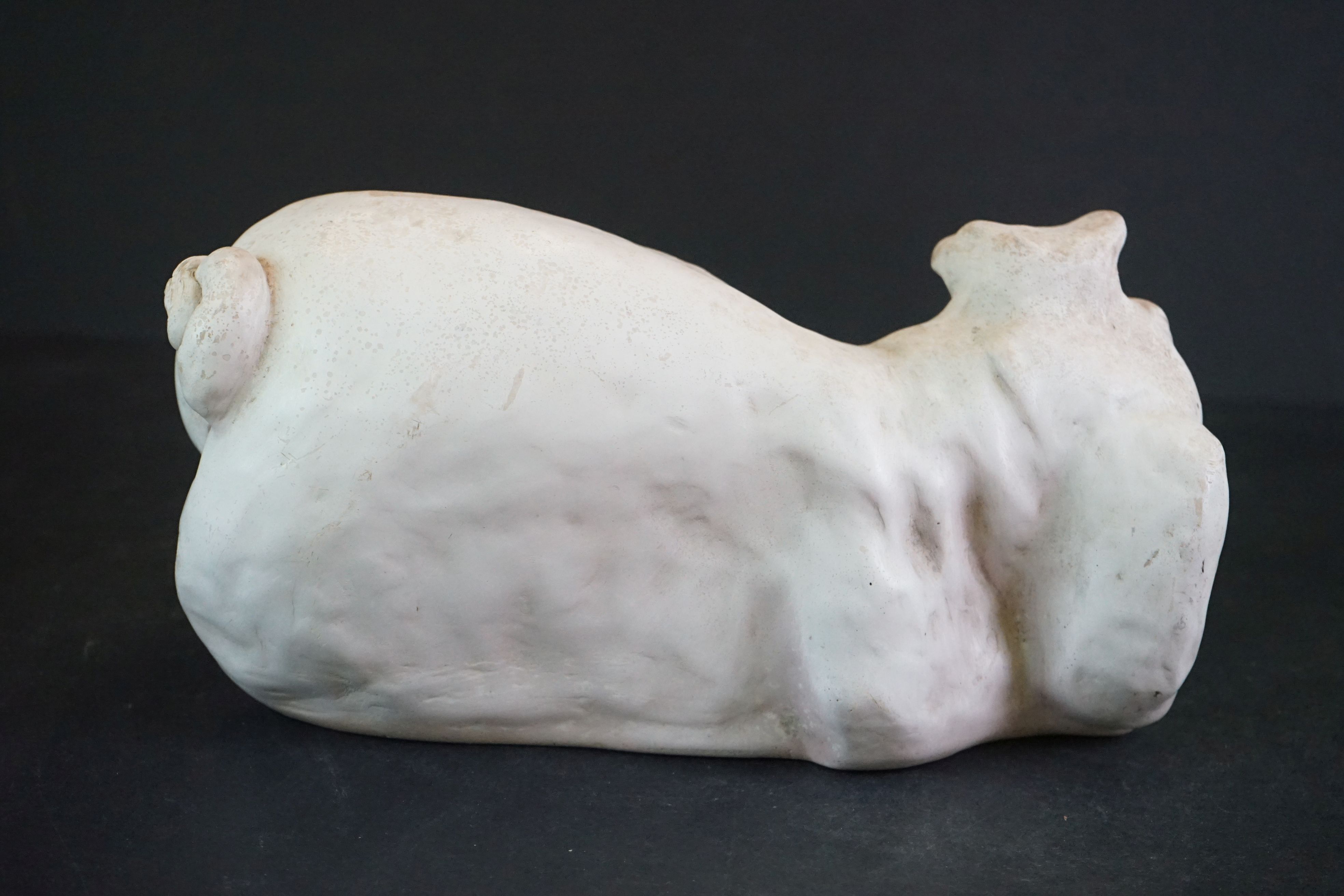 Jenny Chapman butcher shop display pig, signed and dated 1990 - Image 4 of 5