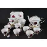 Royal Stafford ' Roses To Remember ' bone china tea set