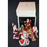 Boxed Royal Doulton Father Christmas 2011 Classic together with Two further Royal Doulton Father