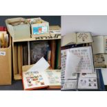 A very large collection of British, Commonwealth and world stamps in albums together with loose