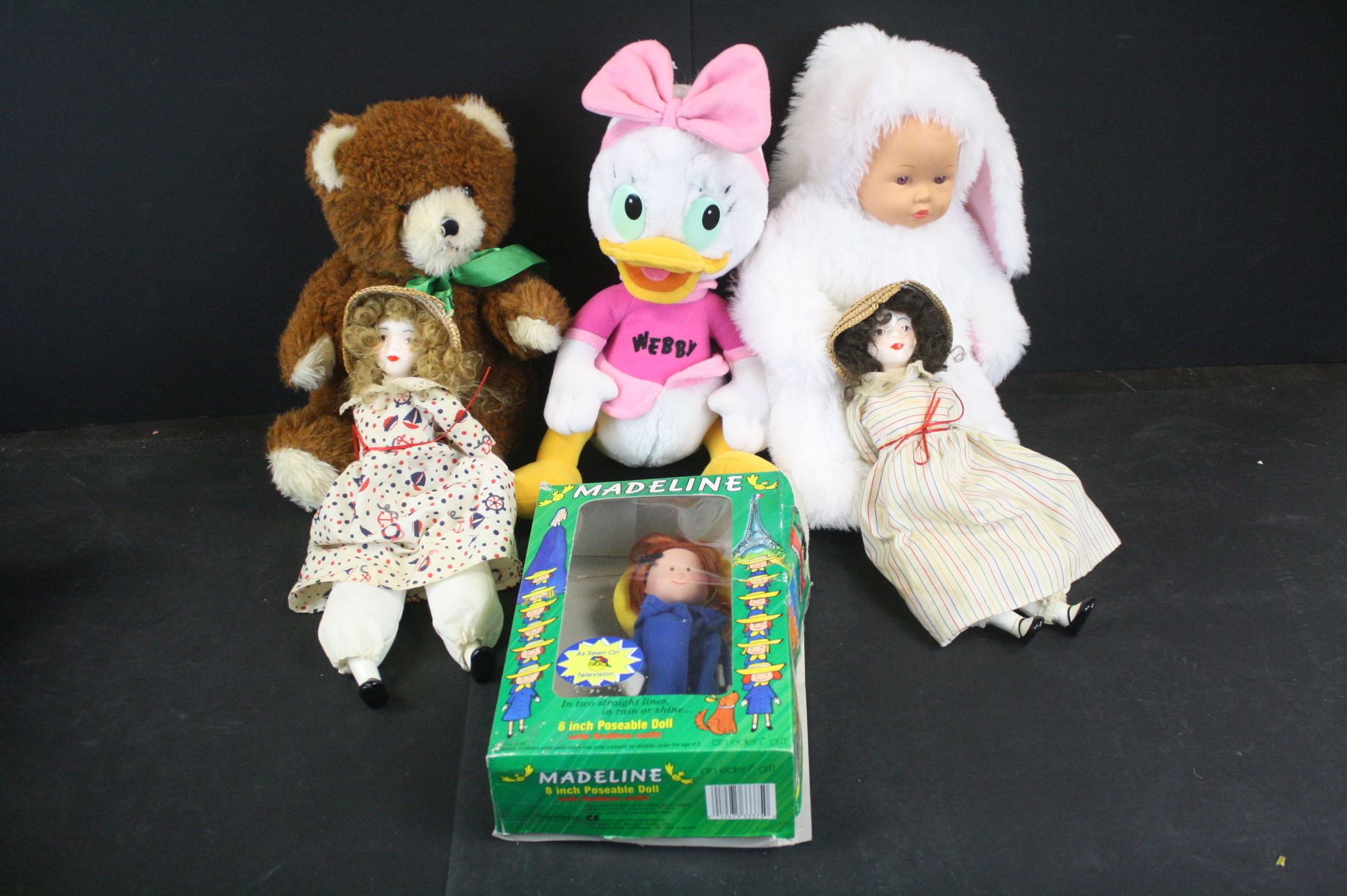 Dolls and Teddy Bears including 2 x Canterbury ' Albert ' Bears, 3 x Disney Bears, Max Zapf Baby - Image 3 of 5