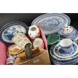 Collection of Ceramics including to include Wedgwood Leaf Plate, Royal Doulton Series ware Plate,