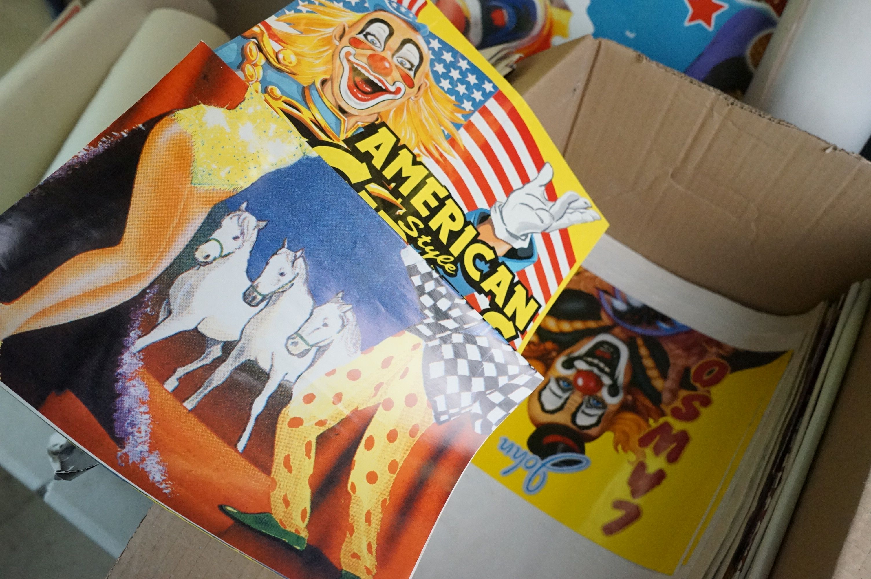Large collection of mostly modern circus posters in used condition, many different circuses and - Image 3 of 4