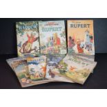 A collection of ten 1960's Rupert the Bear annuals.