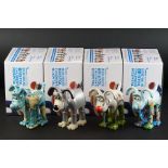 Four Boxed Aardman / W&G Ltd ' Gromit Unleased ' Models including Hullaballoon, Bunty,