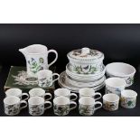 Collection of Portmeirion Botanic Garden Dinner and Tea ware including Jug, Lidded Tureen,