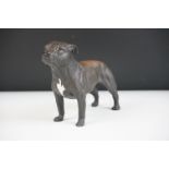 Beswick Staffordshire Bull Terrier, finished in matt