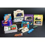 Approximately 17 Boxed and Loose Diecast and Plastic Toy Vehicles including Matchbox, Majorette