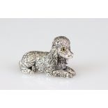 Silver Figure of a Poodle