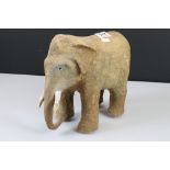 Early 20th century Papier Mache Model of an Elephant, 25cm high