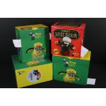 Four Boxed Aardman Animations Ltd Shaun in the City Figurines including Great West Shaun, The