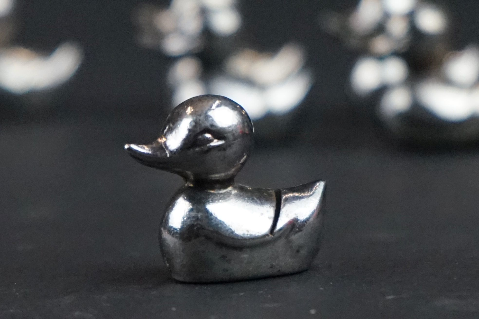 A set of six table menu / name place holders in the form of ducks. - Image 2 of 2