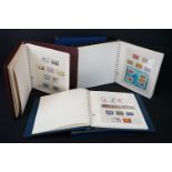 Three Guernsey Lighthouse hingeless stamp albums with near complete collections of Guernsey