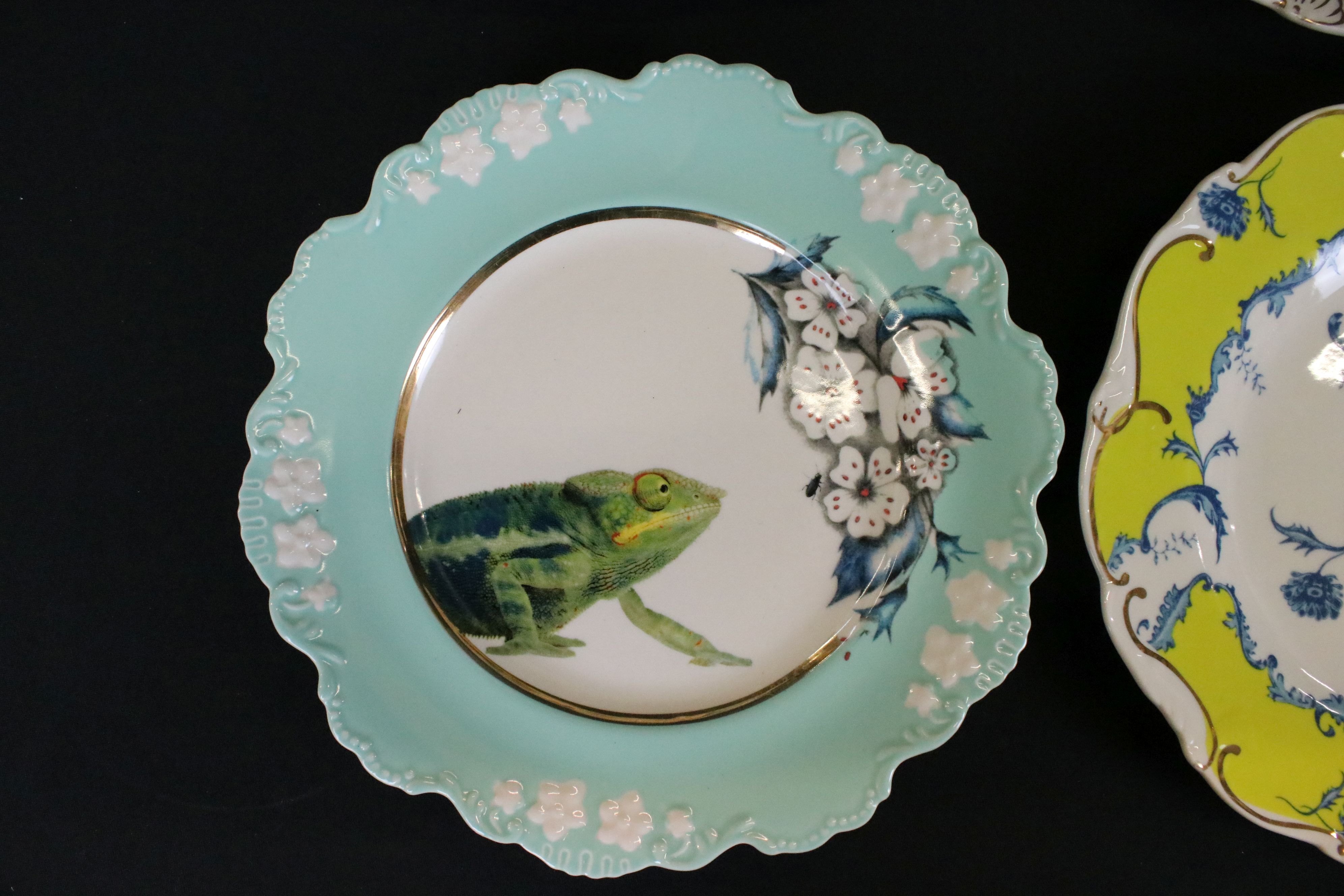 Set of Six ' Nature Table ' Plates designed by Lou Rota, 24cm diameter - Image 2 of 10