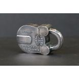 Silver Plated Vesta Case in the form of a Lock
