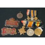 A British Full Size World War One Medal Trio To Include The Great War Of Civilisation Victory Medal,