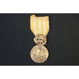 A French Full Size The Indochina Campaign commemorative medal Complete With Original And Correct