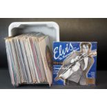 Vinyl - Approx 60 Elvis Presley LP's spanning his career. At least Vg overall
