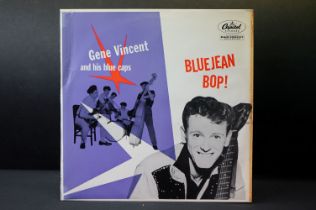Vinyl - Gene Vincent & His Blue Caps - Bluejean Bop! Original UK 1956 1st pressing Mono Rainbow