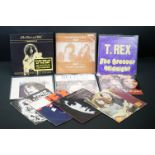 Vinyl - T-Rex & Marc Bolan ten 7" singles including foreign pressings, private pressings and RSD