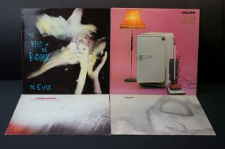 Vinyl - The Cure - 4 original UK albums to include: The Head On The Door (FIXH 11) VG+ / EX (with