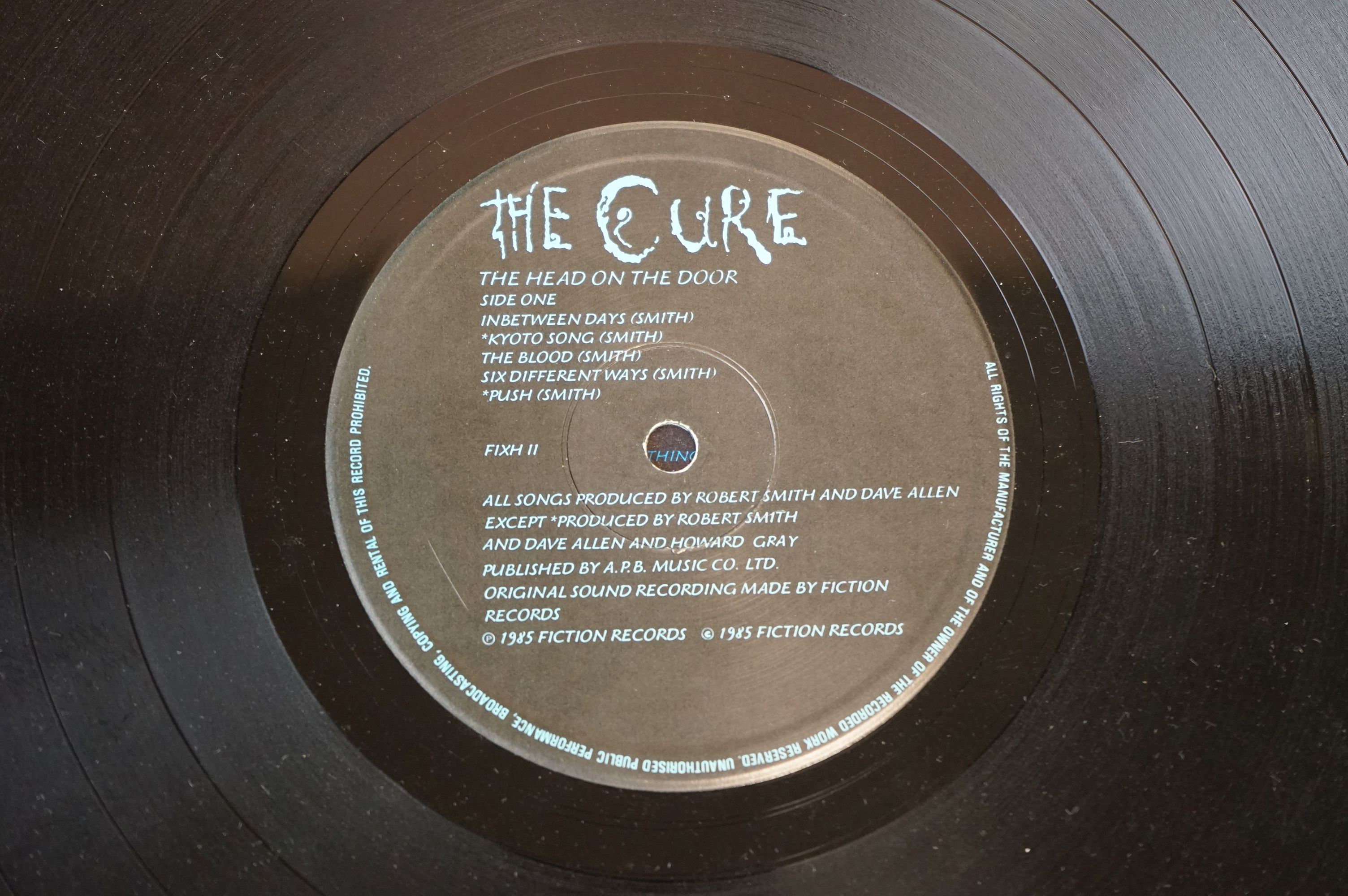 Vinyl - The Cure - 4 original UK albums to include: The Head On The Door (FIXH 11) VG+ / EX (with - Image 3 of 14
