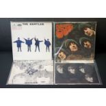 Vinyl - The Beatles 4 LP's to include With The Beatles (PMC 1206) The Parlophone Co Ltd and