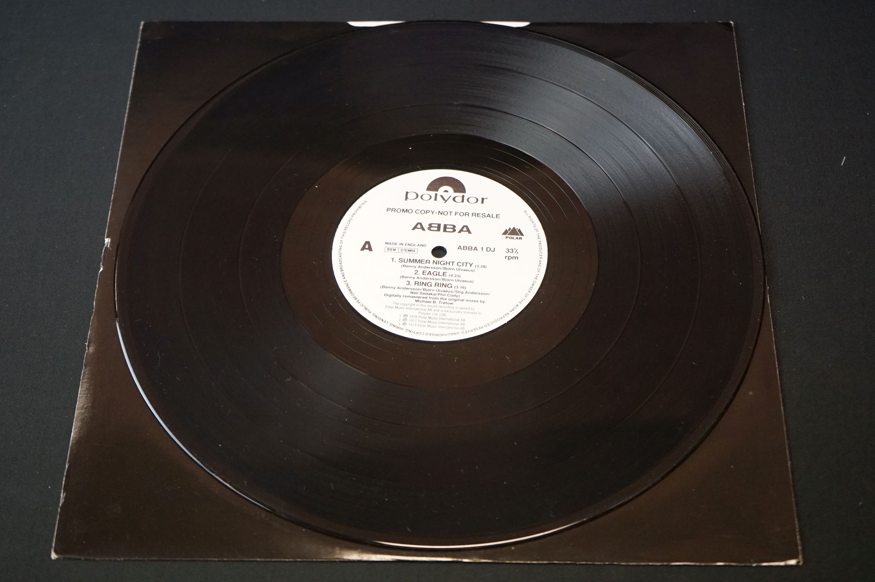 Vinyl - Abba - Promo only one sided 3 tracks 1993 UK 12? (ABBA 1DJ). EX+ (Unplayed) - Image 3 of 5