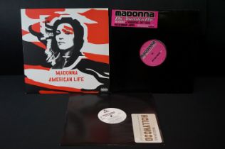 Vinyl - Madonna - 3 Rare Promo 12? singles to include American Life (W 603T2) Double 12? EX+ /