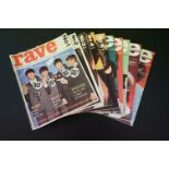 Memorabilia - Rave Magazine - The first 11 copies No 1 to 11 to include The Beatles 007 cover for