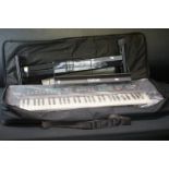 Musical Instrument - A Yamaha DSR 2000 Keyboard with soft case and stand