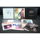 Vinyl & Autographs - 9 Synth singles and 1 Box Set to include B.E.F. (2 signed by Glen Gregory)