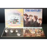 Vinyl - The Beatles 4 LP's to include Magical Mystery Tour (Stereo PCTC 255) still in sealed shrink,