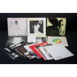 Vinyl - 17 Japan & related 7" singles including coloured vinyl and ltd editions, one single signed