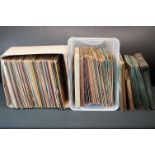 Vinyl - Approx 60 LP's plus 4 books of 10" singles spanning genres and decades. Condition varies