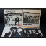 Vinyl - Dr Feelgood Wilko Johnson 4 LP's to include Down By The Jetty, Malpractice, Solid Senders (