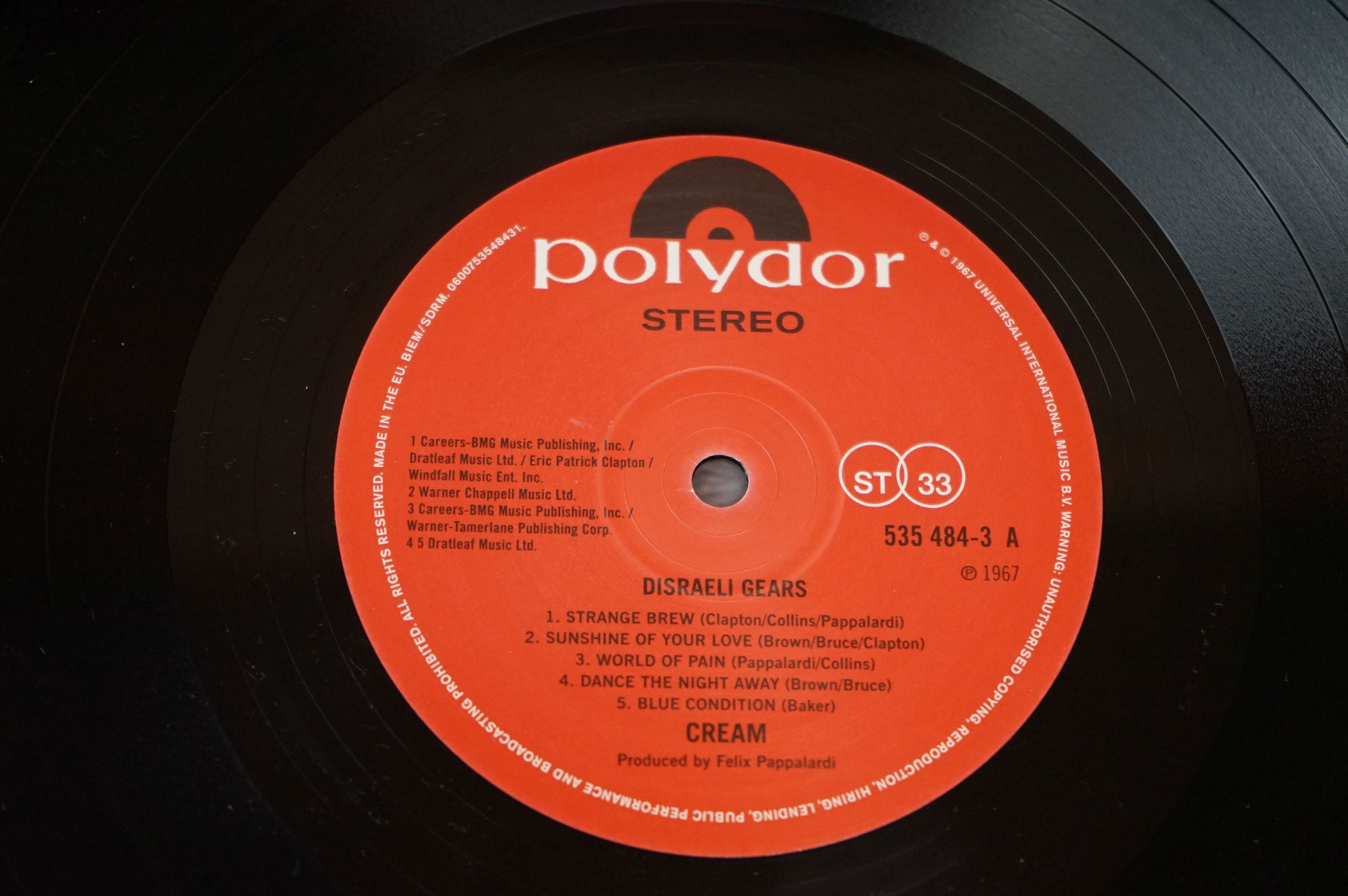 Vinyl - 9 LP's from Cream & Eric Clapton to include Disraeli Gears (Polydor 535 484 3) stereo EU - Image 3 of 8