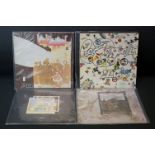Vinyl - 4 Led Zeppelin LP's to include Two (588198) plum Atlantic label, name to label both sides,